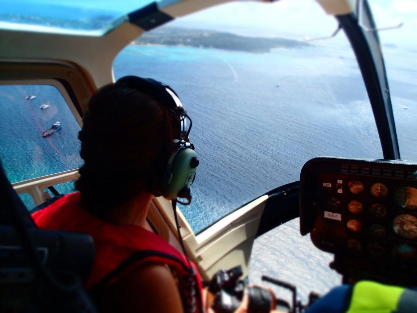 Helicopter charter, British Virgin Islands