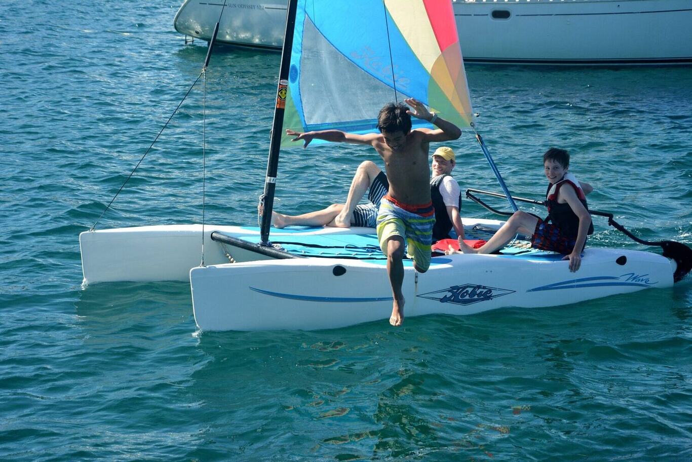 Sailing a Hobie Cat